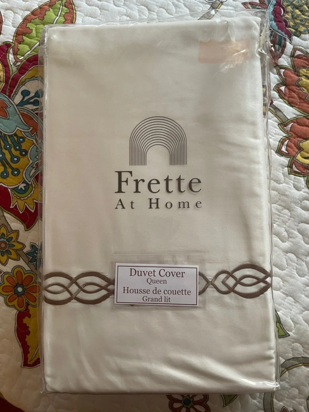 NWT FRETTE duvet cover in QUEEN 🇮🇹